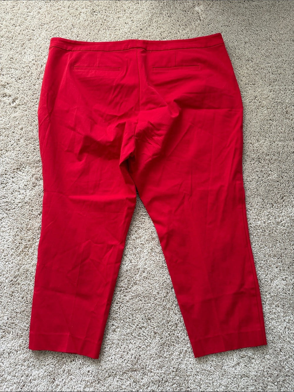 Ralph Lauren Red Women's Cropped Trousers - Picture 4 of 4